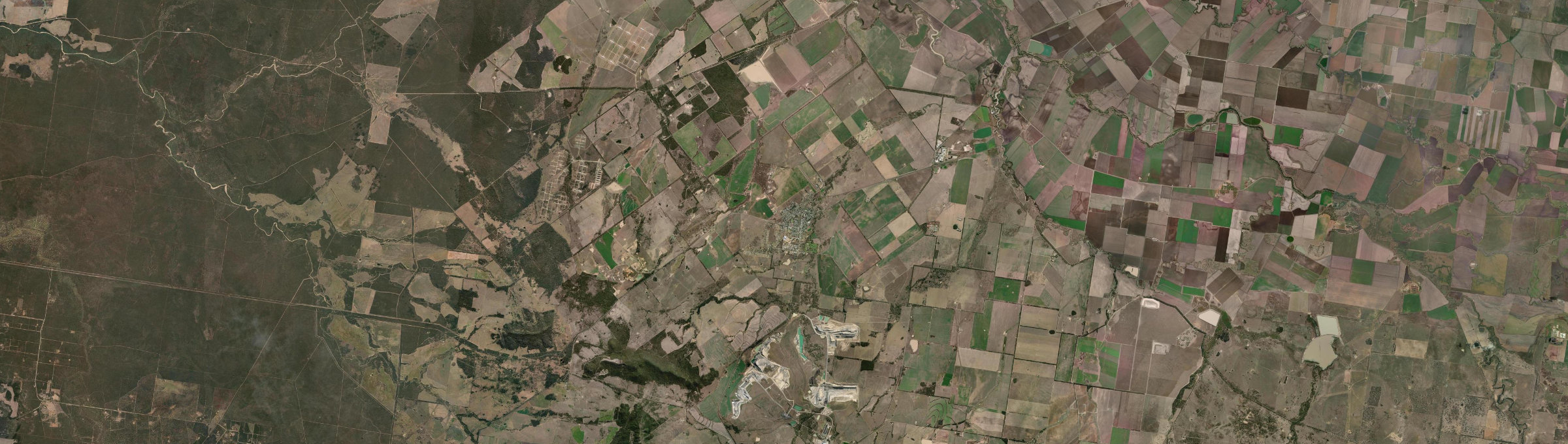 Aerial view of Millmerran, QLD