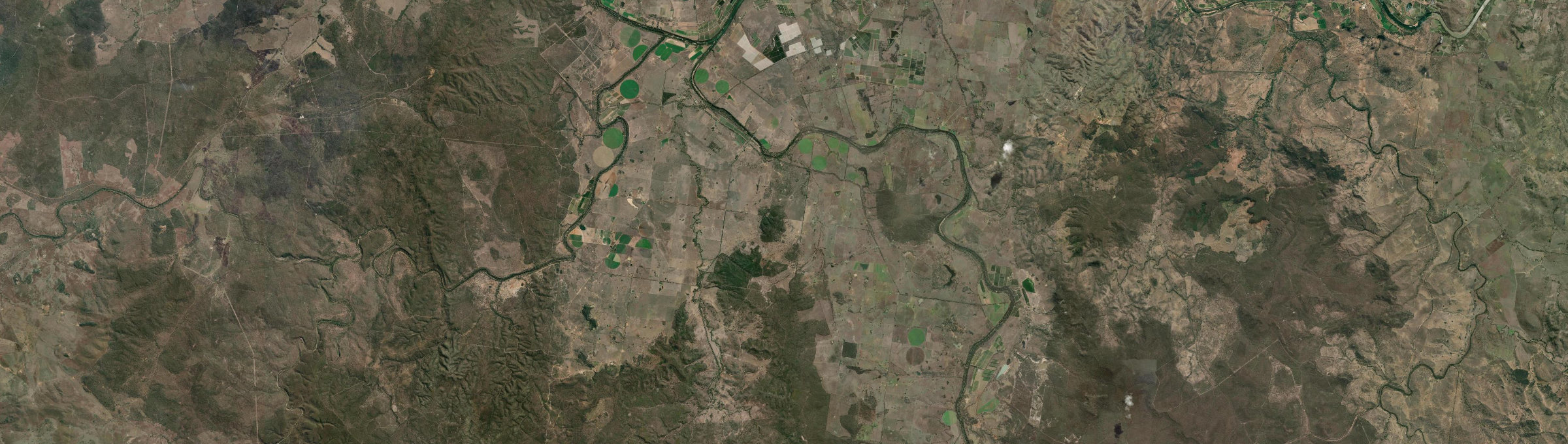 Aerial view of Derri Derra, QLD