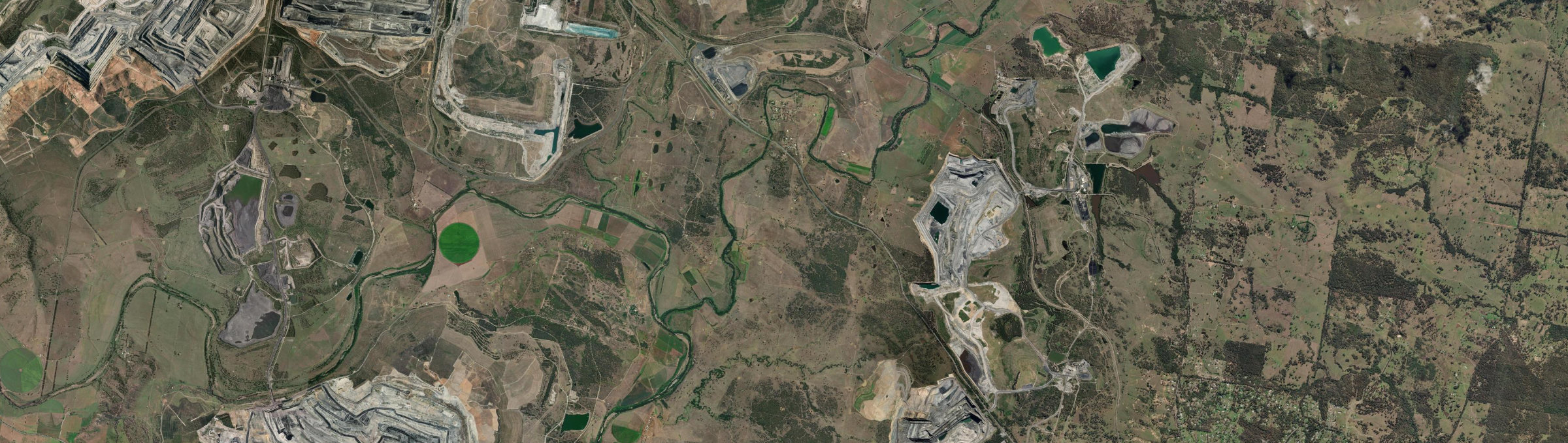Aerial view of Camberwell (NSW), NSW