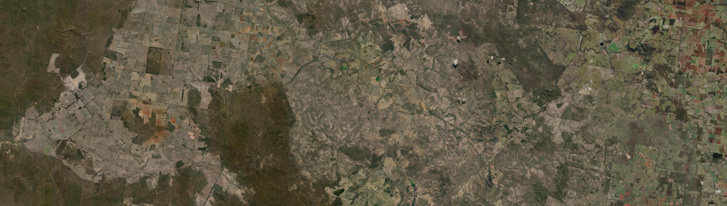 Aerial view of Chahpingah, QLD