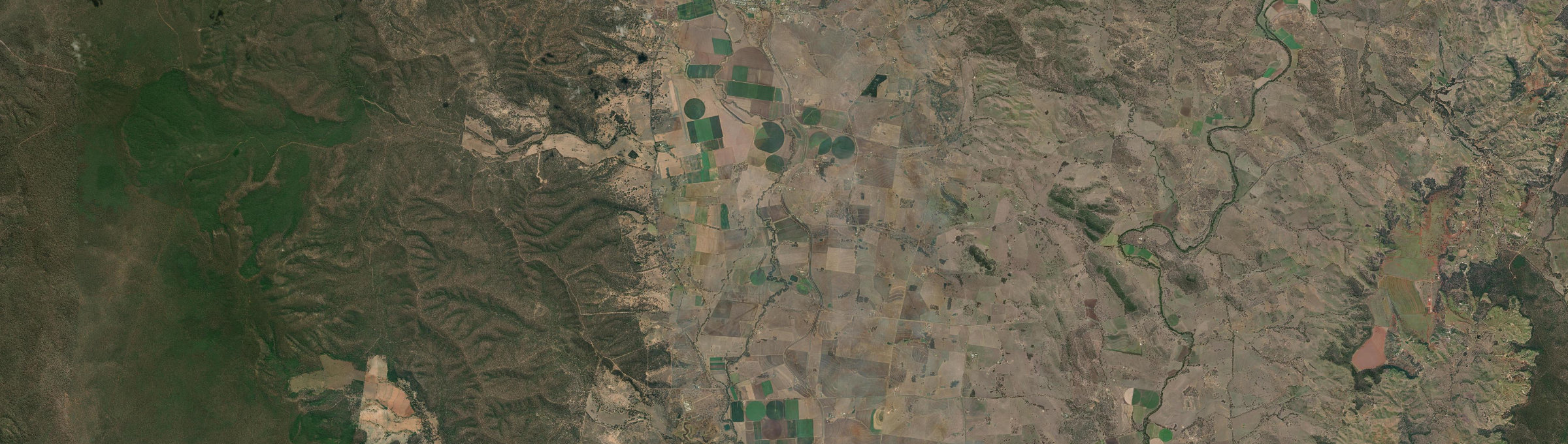 Aerial view of Three Moon, QLD