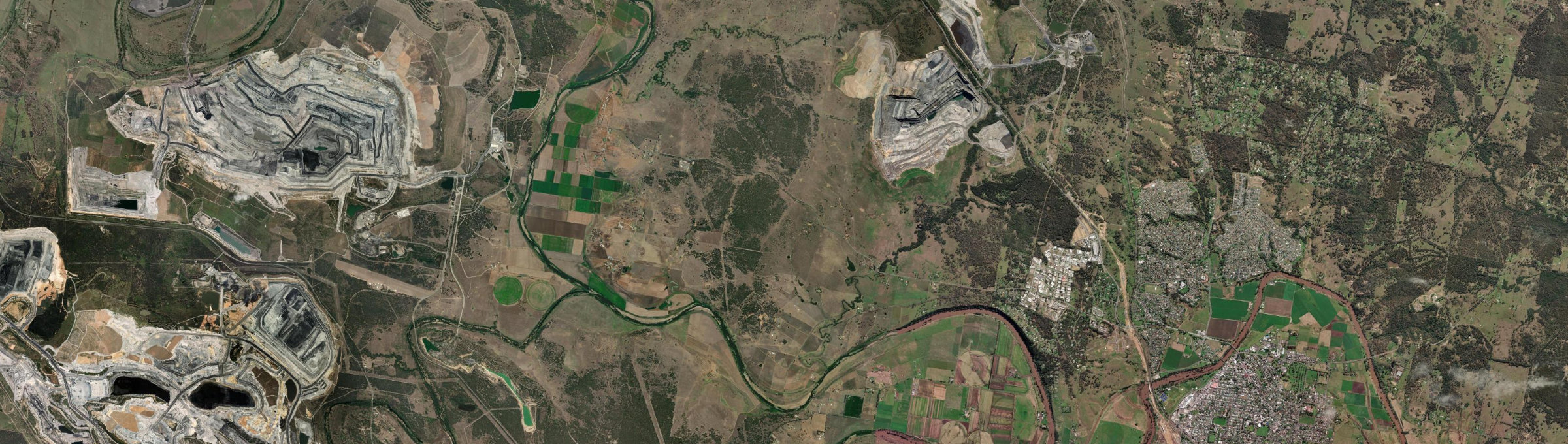 Aerial view of Maison Dieu, NSW