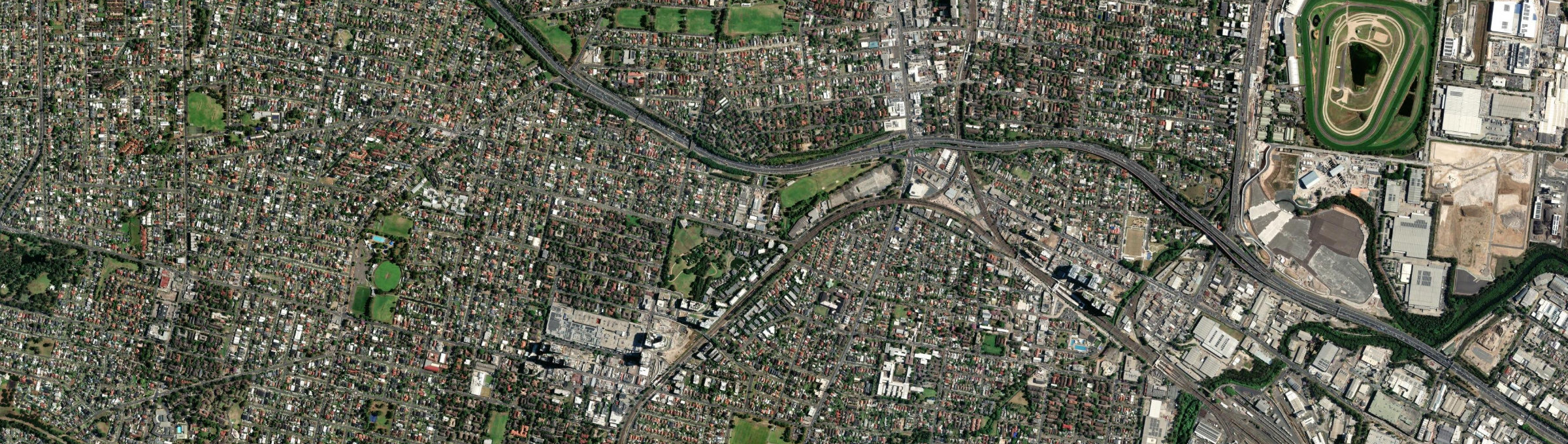 Aerial view of Holroyd, NSW
