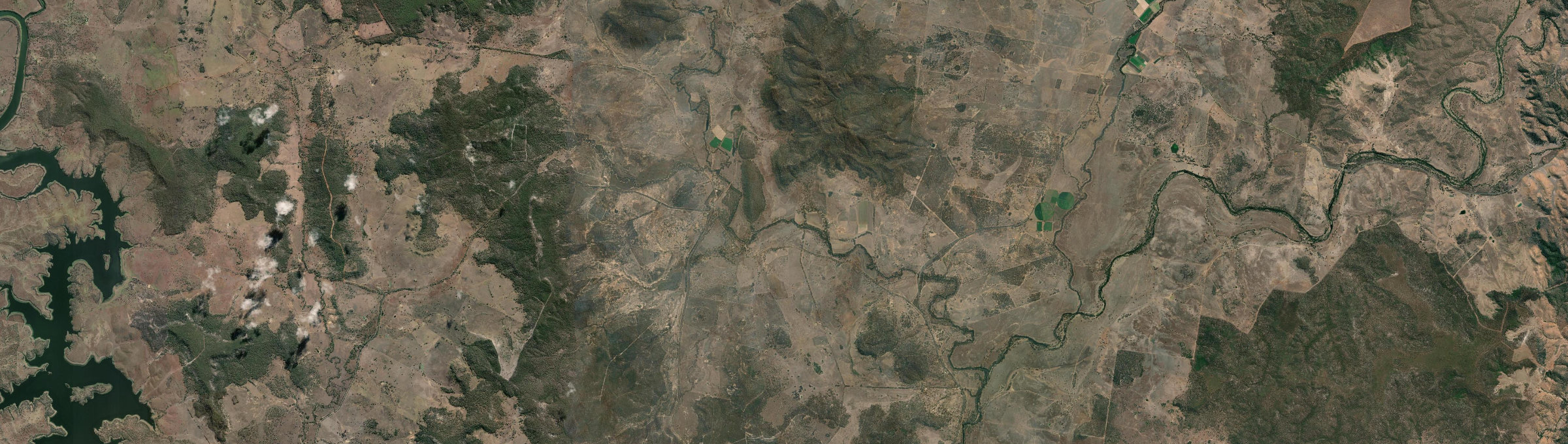 Aerial view of Abercorn, QLD