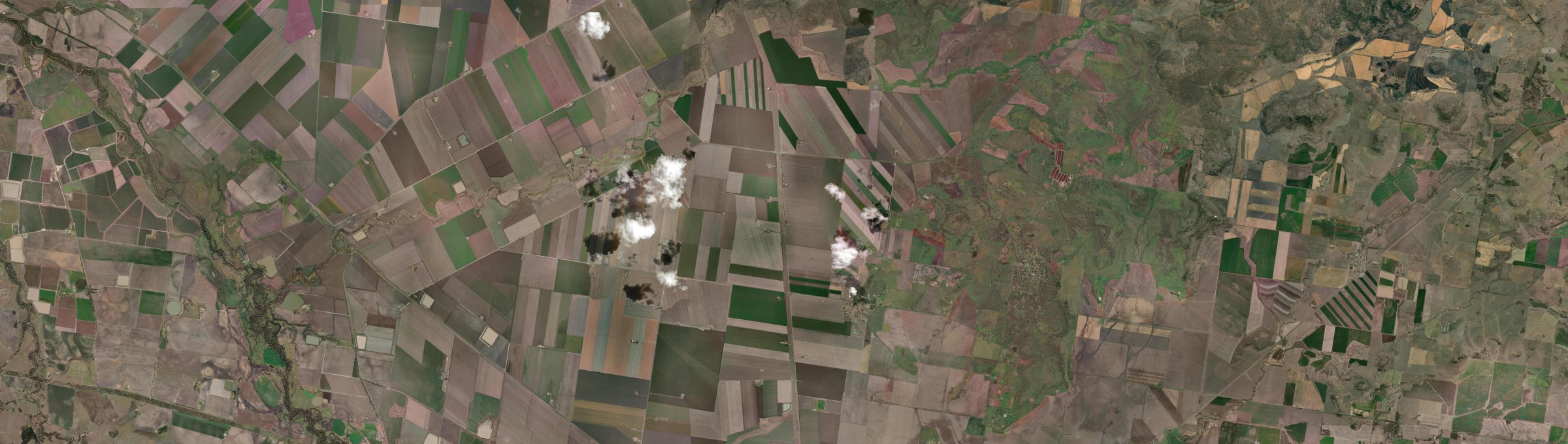 Aerial view of Pirrinuan, QLD