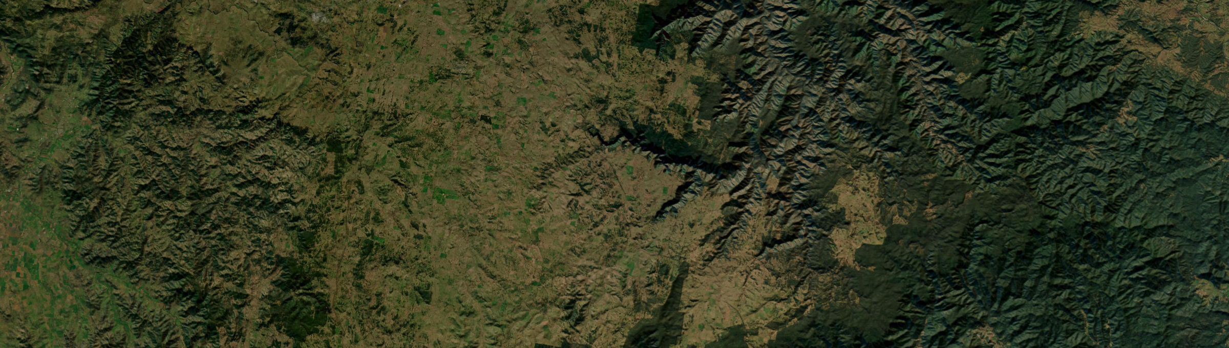 Aerial view of Walcha, NSW