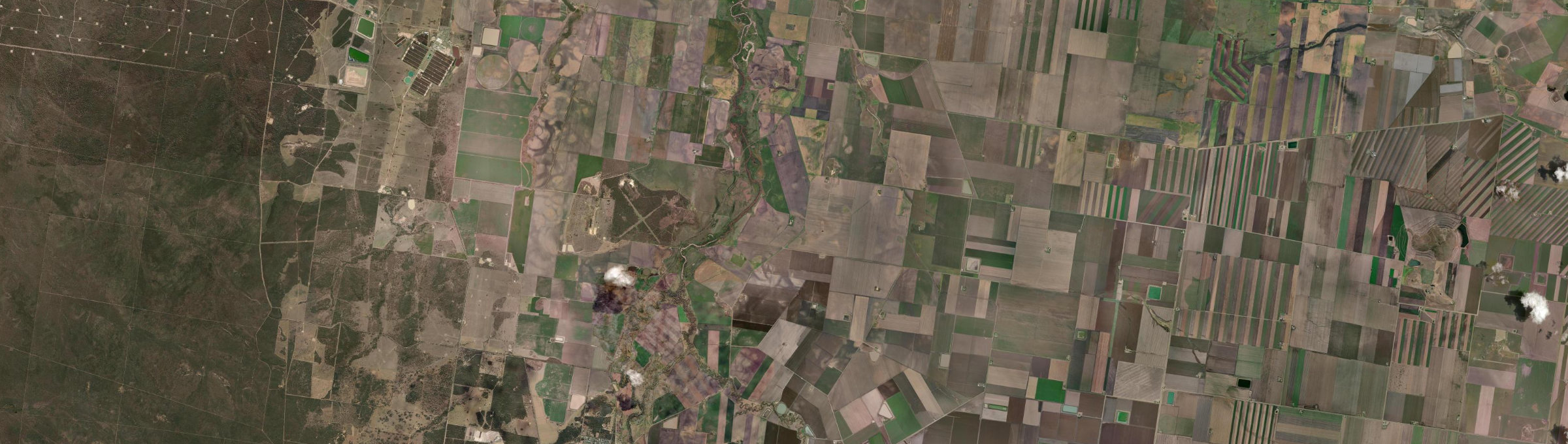Aerial view of Tipton, QLD