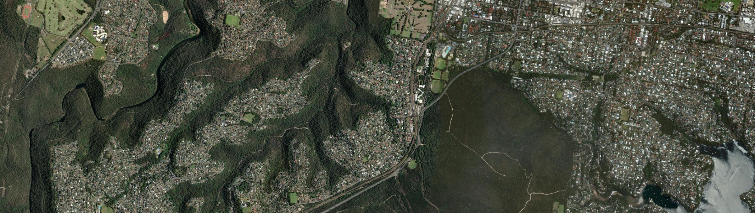 Aerial view of Loftus, NSW