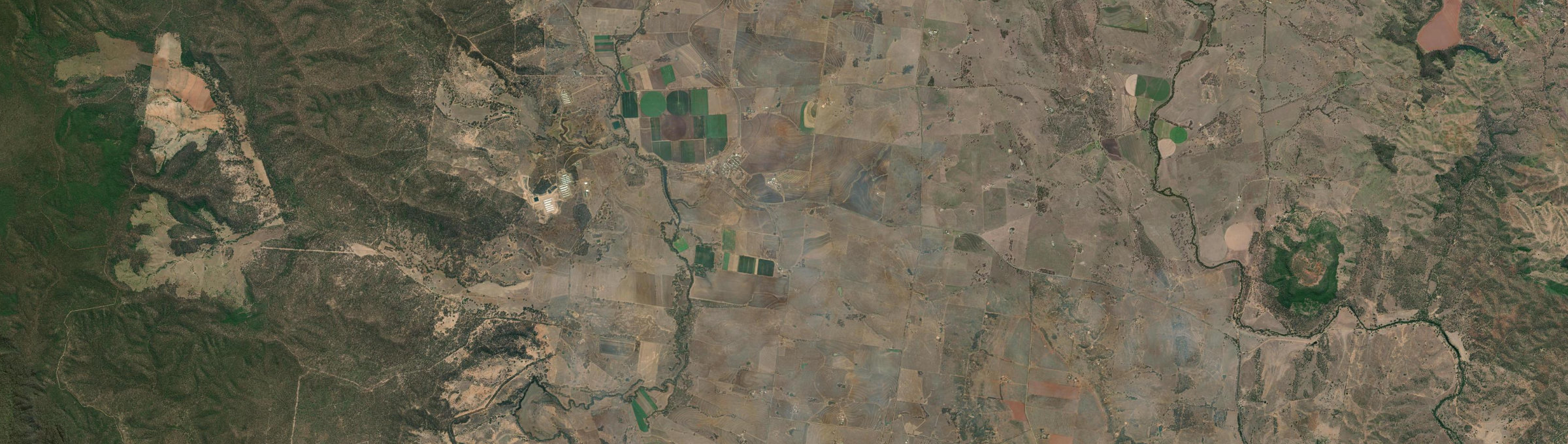 Aerial view of Mulgildie, QLD