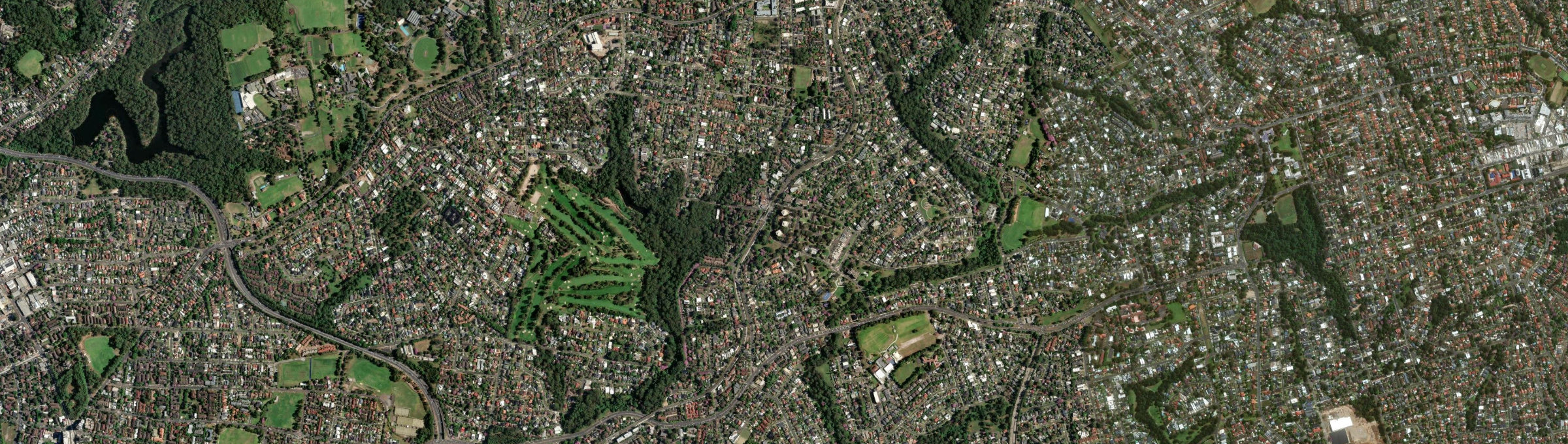 Aerial view of Telopea, NSW