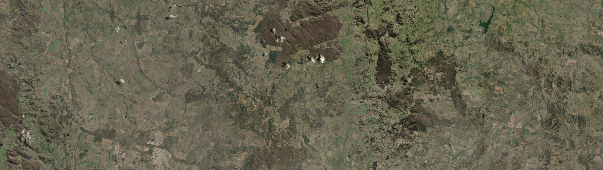 Aerial view of Boorolong, NSW