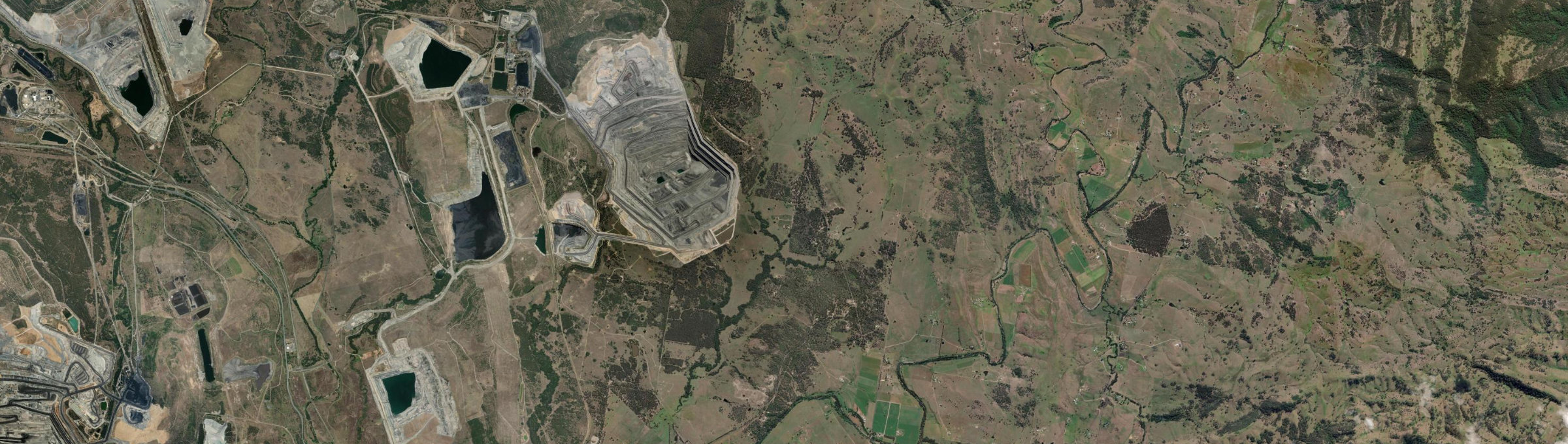 Aerial view of Falbrook, NSW