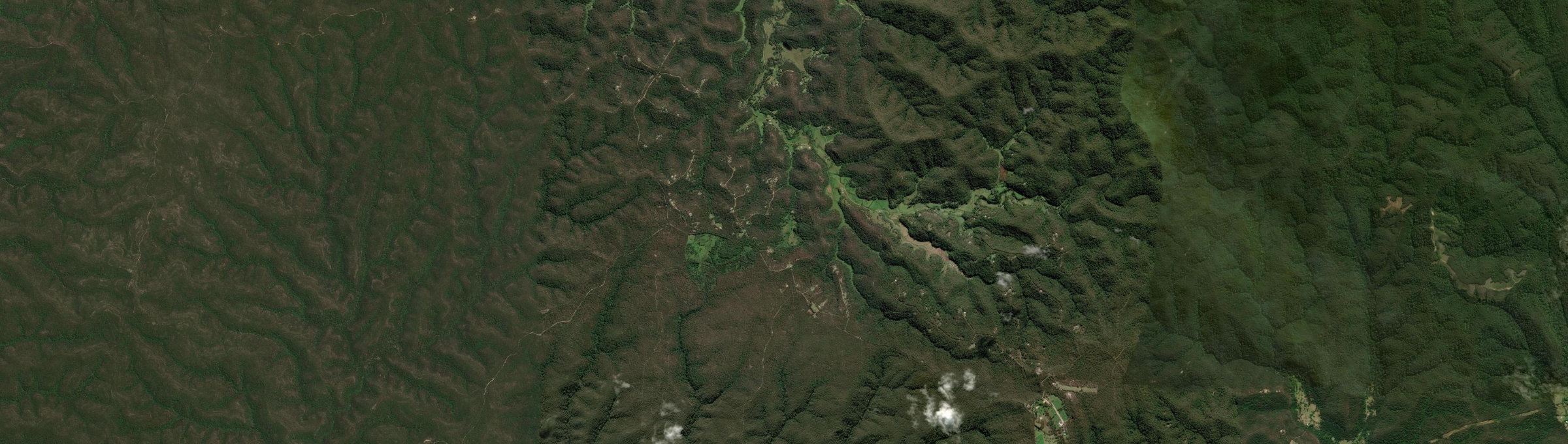 Aerial view of Bucketty, NSW