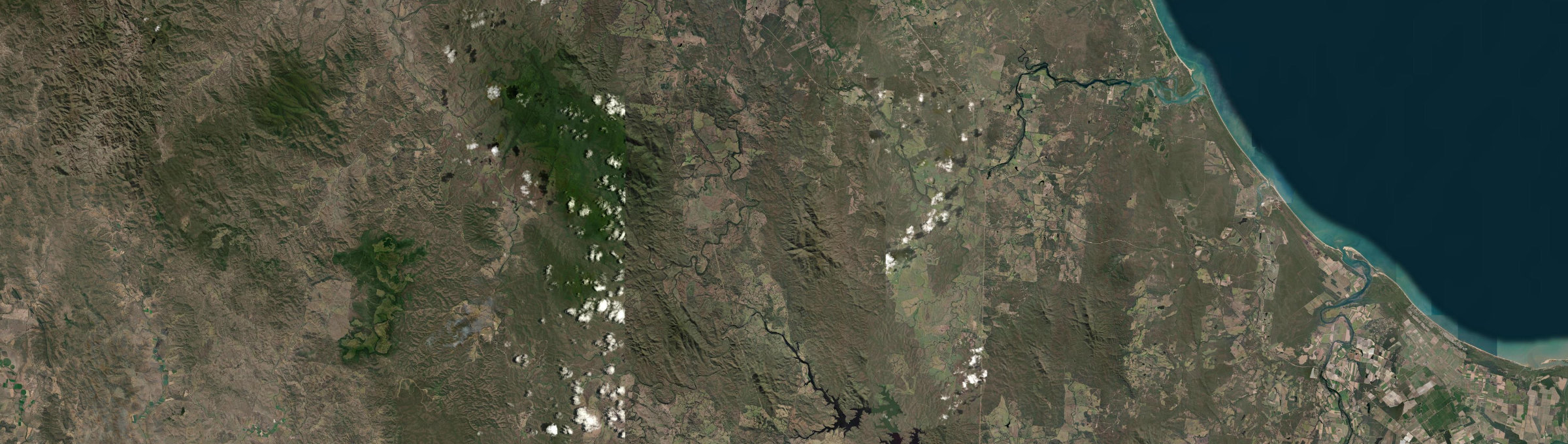 Aerial view of Lowmead, QLD