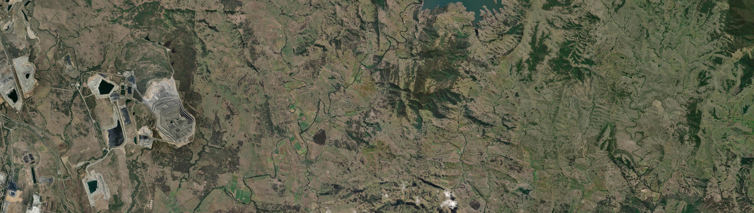 Aerial view of Mount Olive (Singleton - NSW), NSW