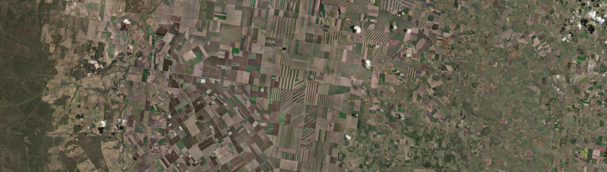 Aerial view of Bongeen, QLD