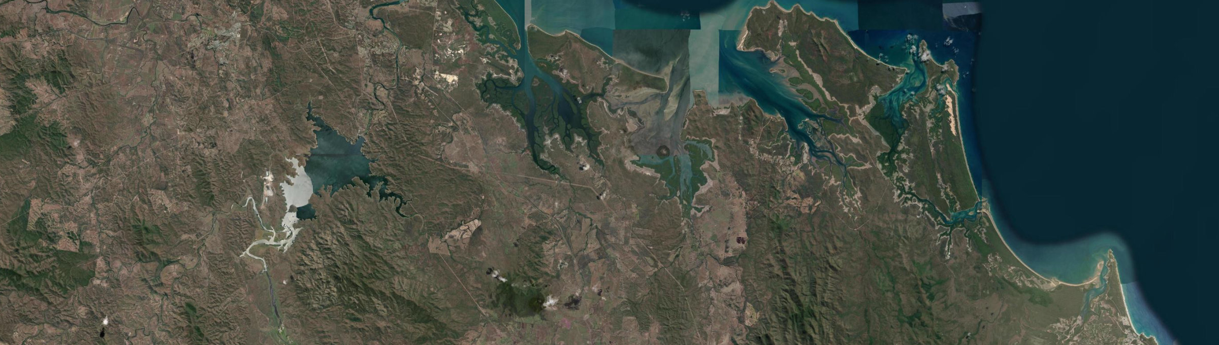 Aerial view of Foreshores, QLD