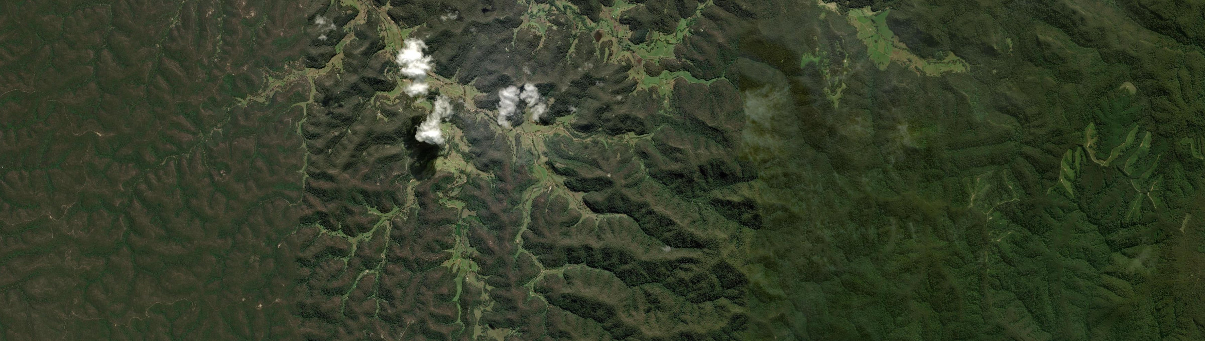 Aerial view of Dairy Arm, NSW