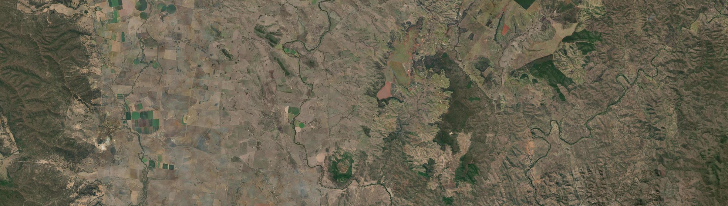 Aerial view of Splinter Creek, QLD
