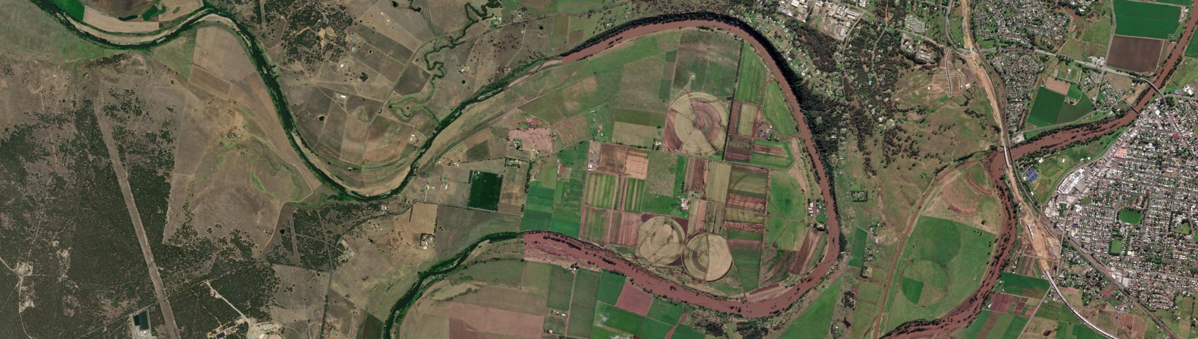 Aerial view of Long Point (Singleton - NSW), NSW