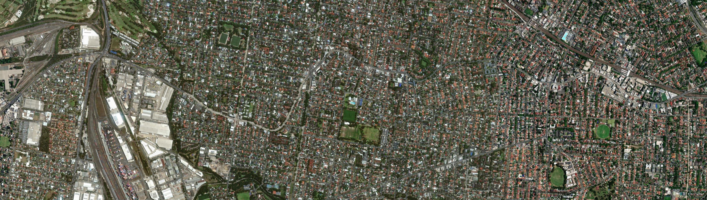 Aerial view of Enfield (NSW), NSW