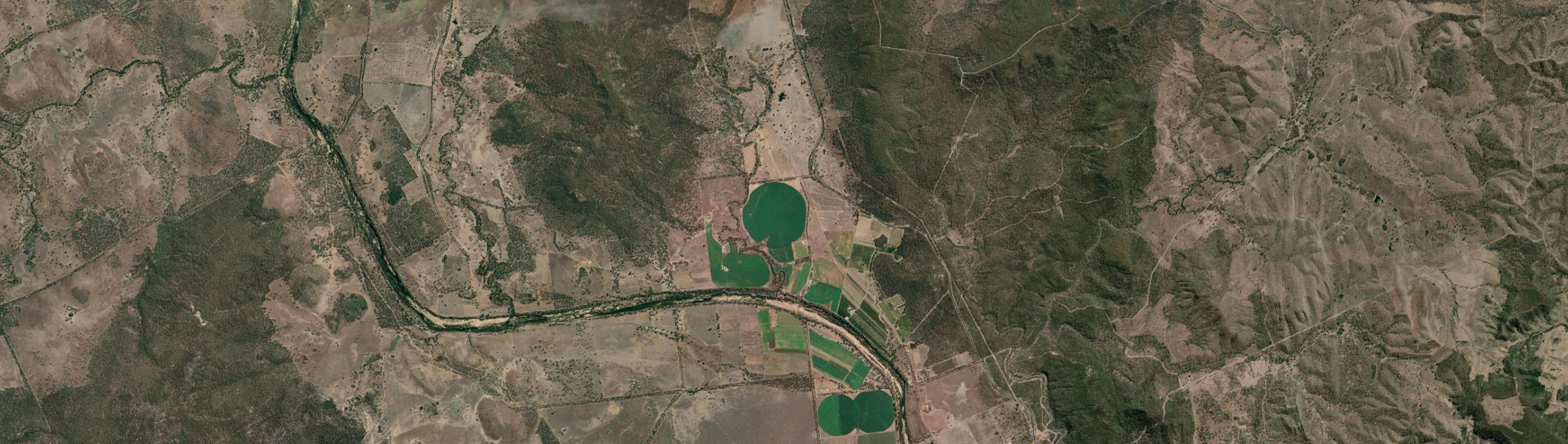 Aerial view of Grosvenor, QLD