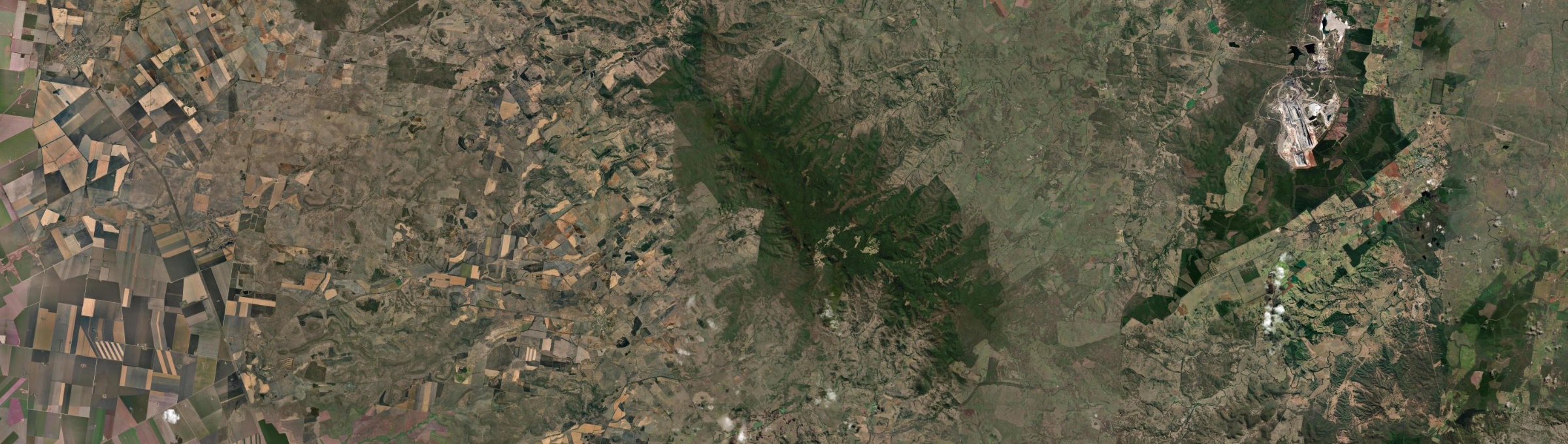 Aerial view of Bunya Mountains, QLD
