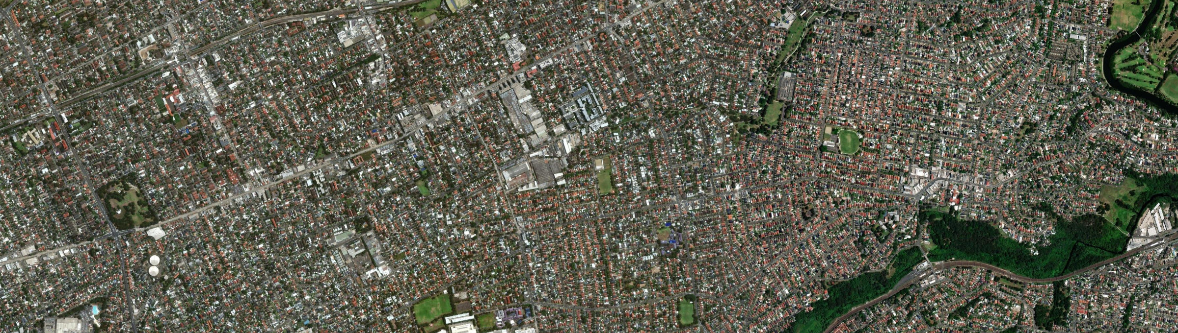 Aerial view of Clemton Park, NSW