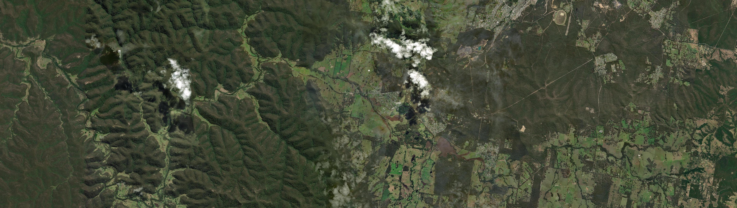 Aerial view of Millfield, NSW