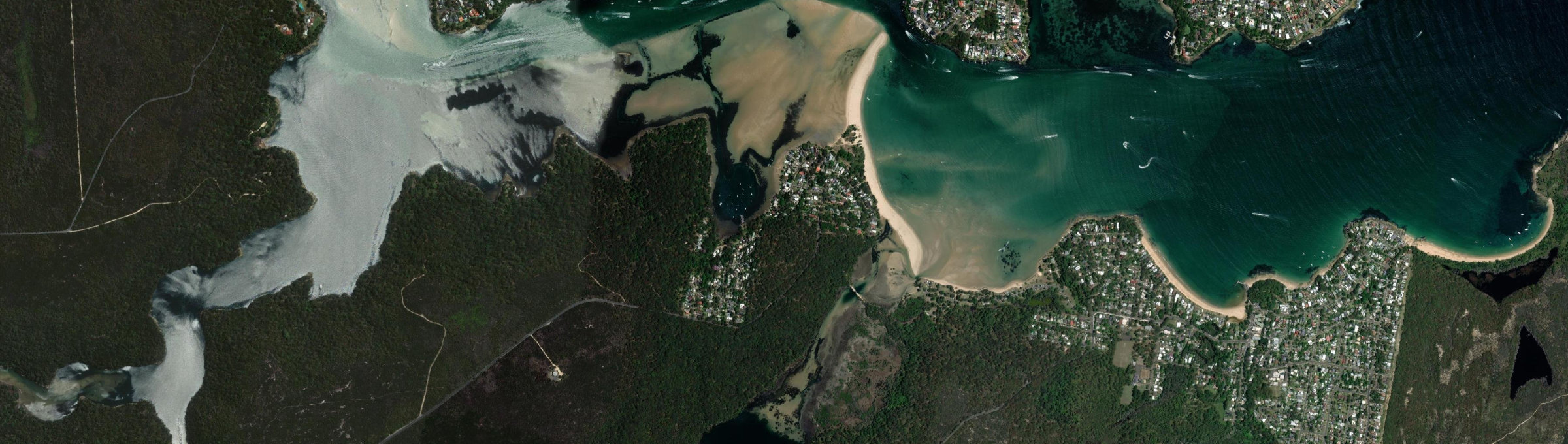 Aerial view of Maianbar, NSW