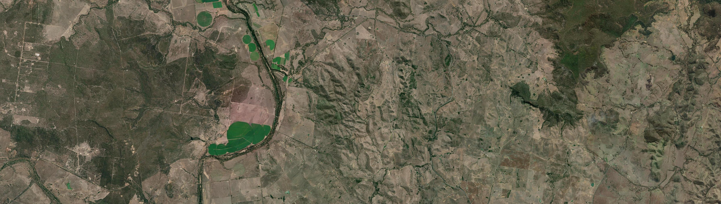 Aerial view of O'Bil Bil, QLD
