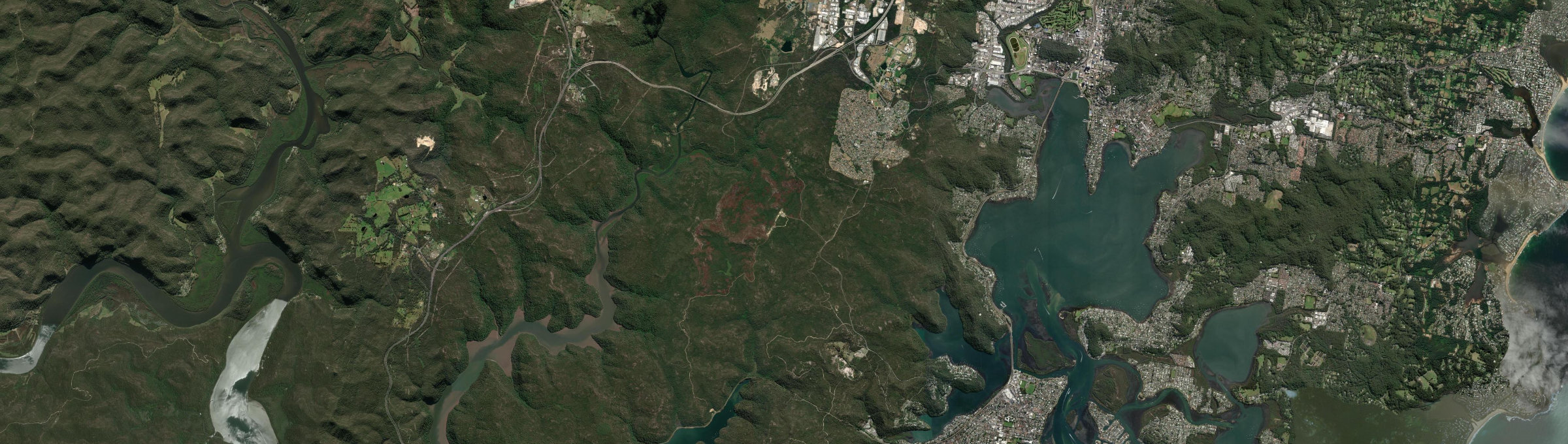 Aerial view of Kariong, NSW
