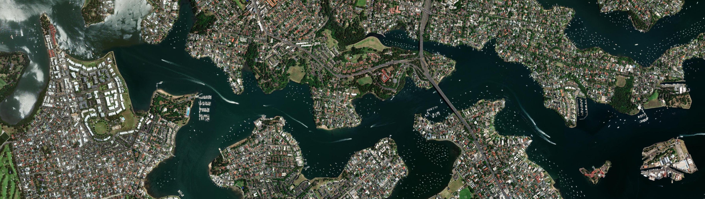 Aerial view of Henley, NSW