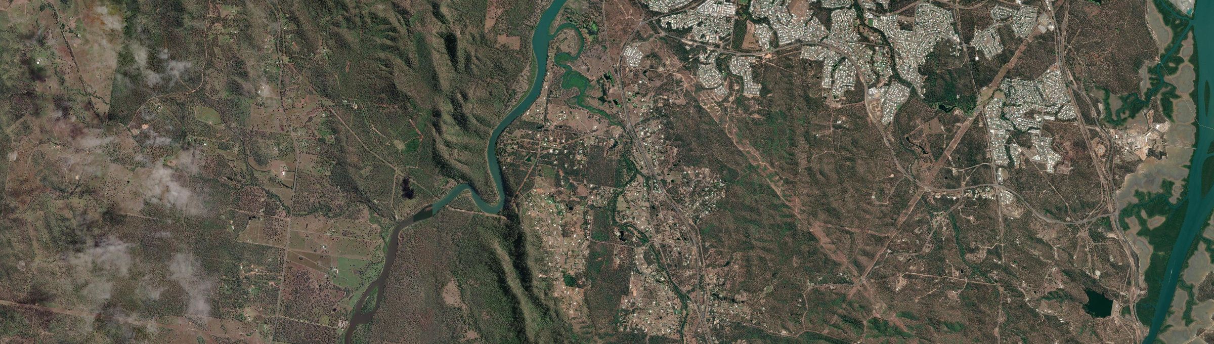 Aerial view of Beecher, QLD