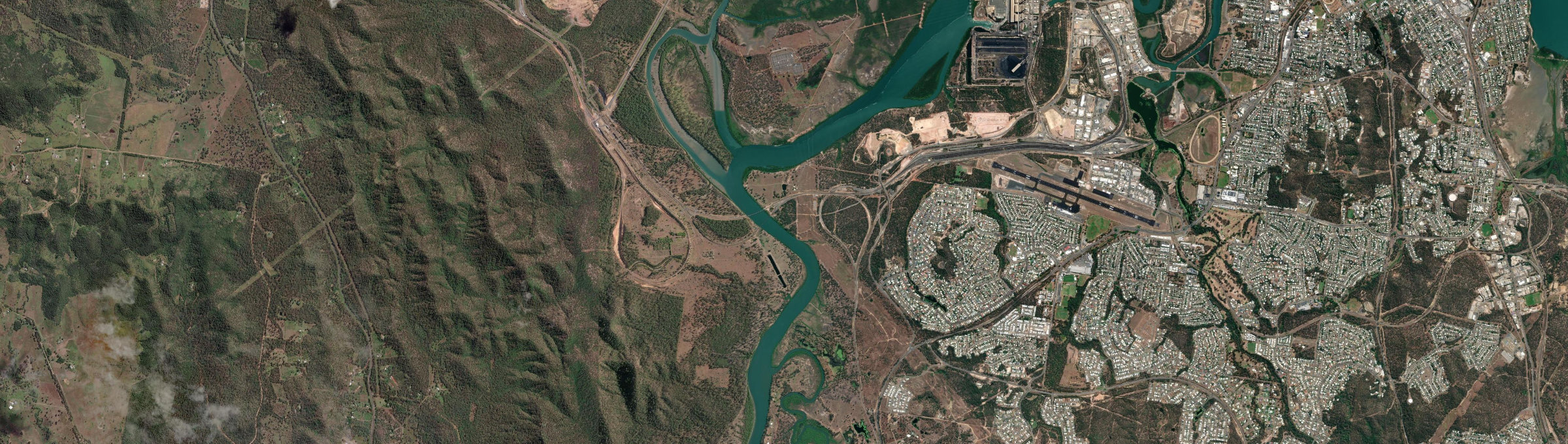 Aerial view of Byellee, QLD