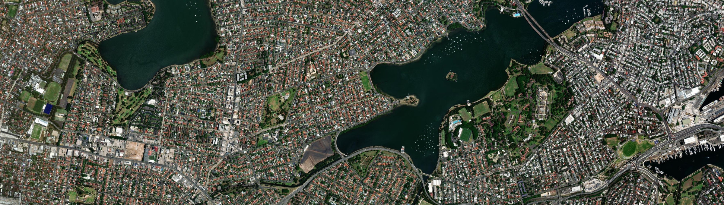 Aerial view of Rodd Point, NSW