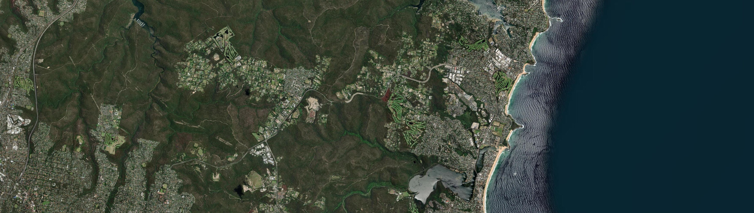 Aerial view of Ingleside, NSW