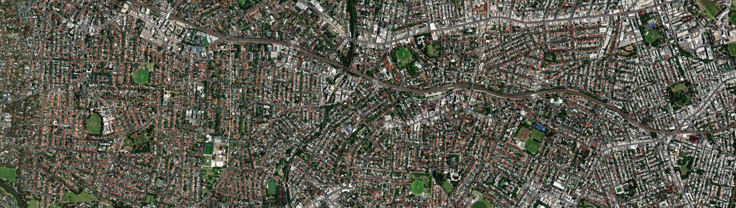 Aerial view of Lewisham (NSW), NSW