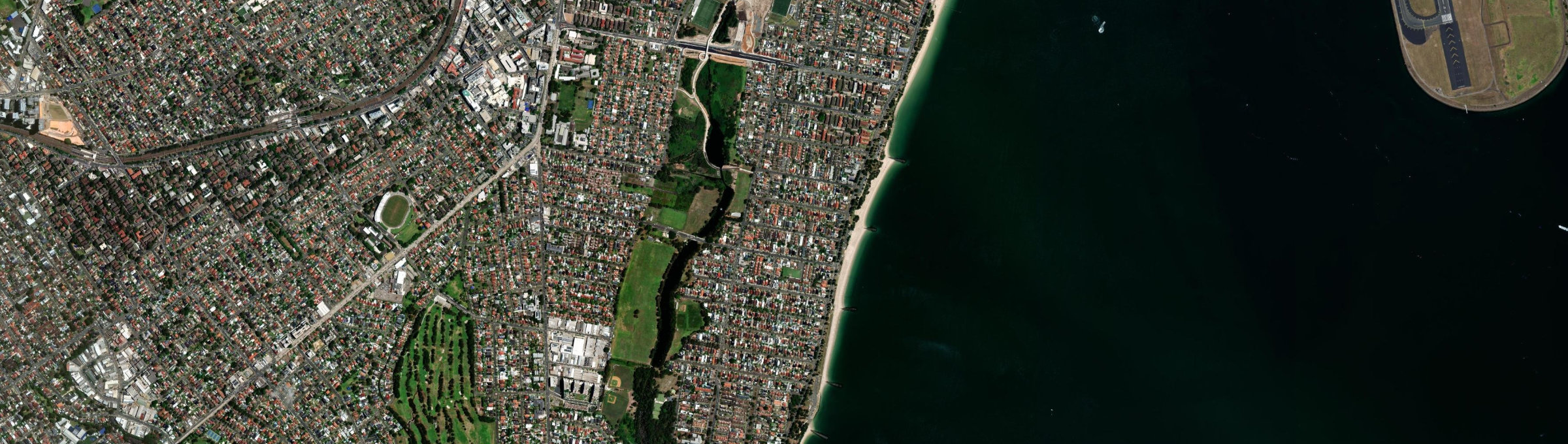 Aerial view of Monterey, NSW