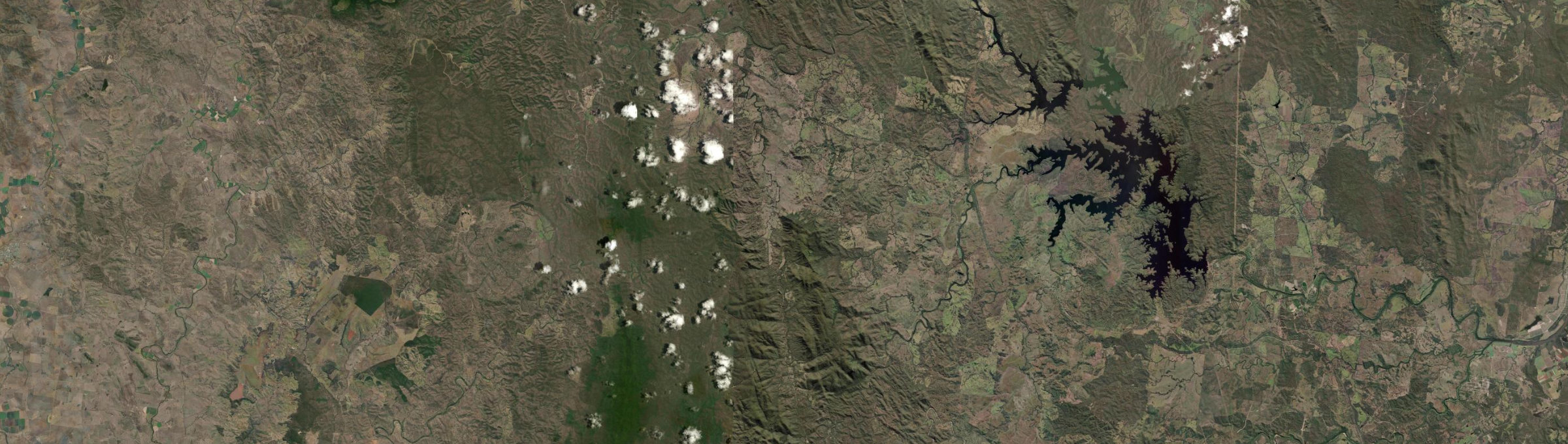 Aerial view of Gaeta, QLD