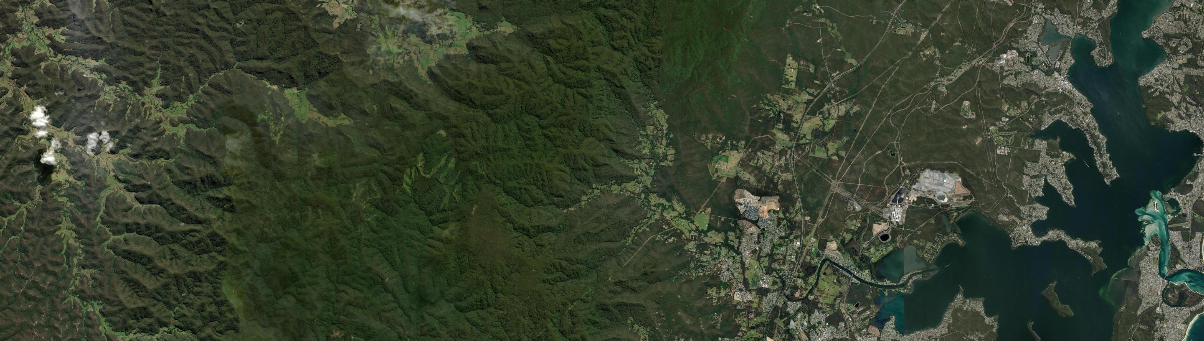 Aerial view of Martinsville, NSW