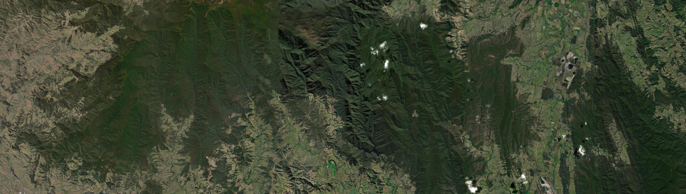 Aerial view of Chichester (NSW), NSW