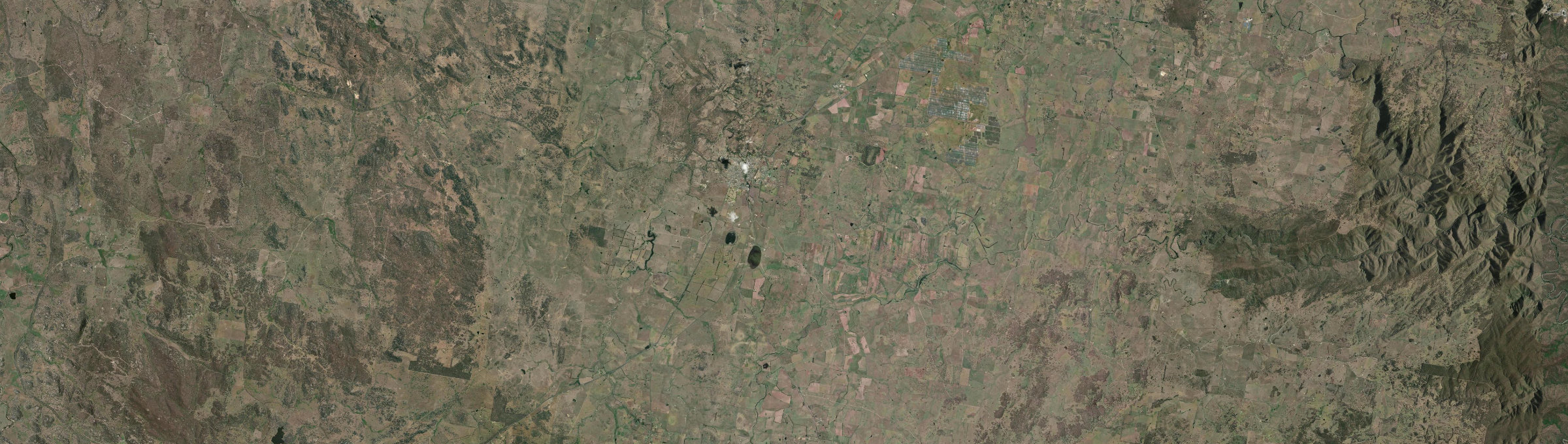 Aerial view of Uralla (NSW), NSW