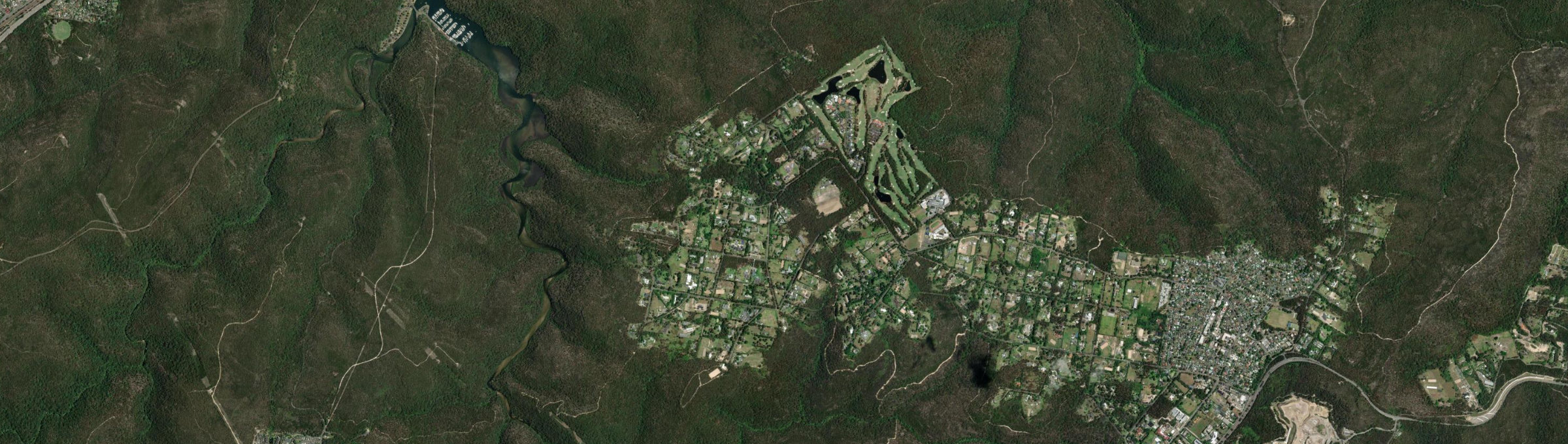 Aerial view of Duffys Forest, NSW