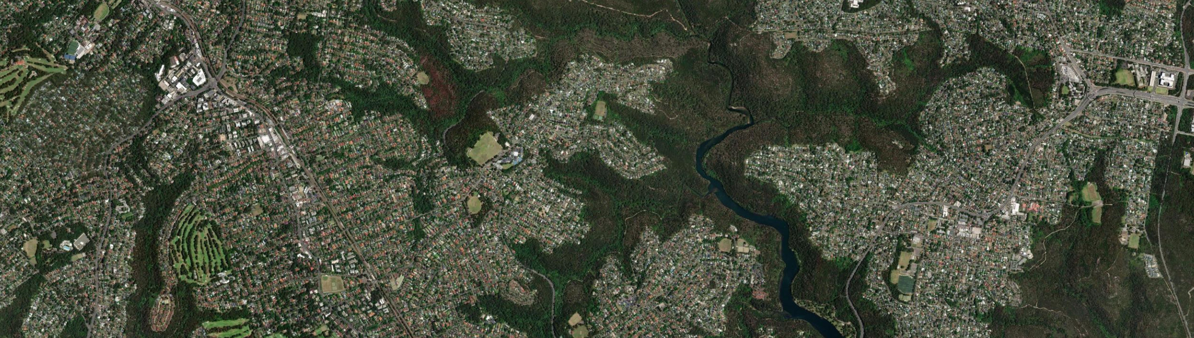 Aerial view of East Killara, NSW
