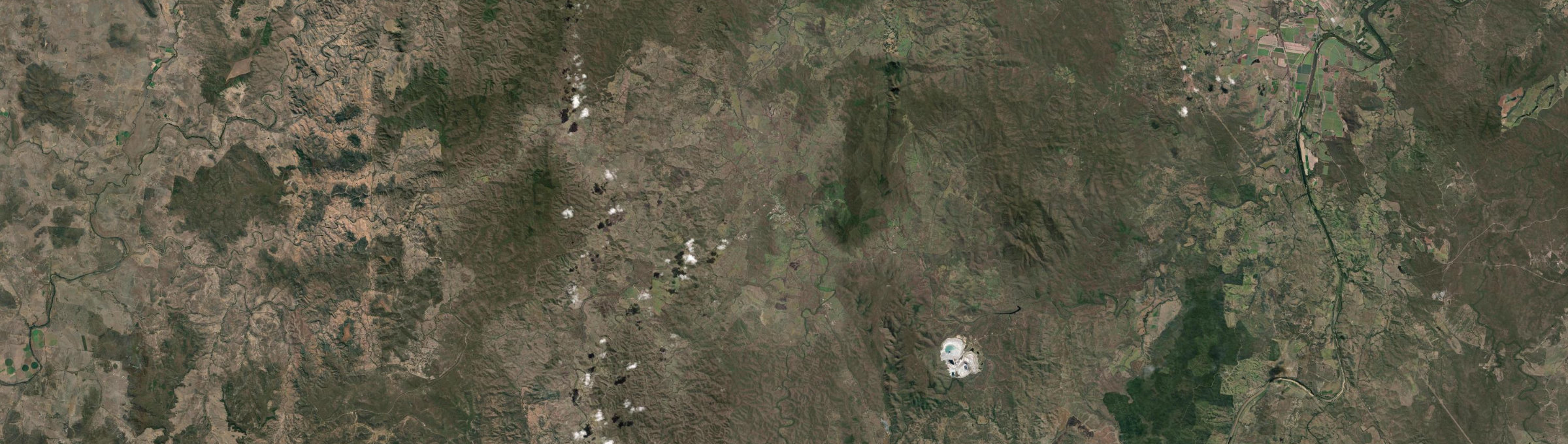 Aerial view of Mount Perry, QLD