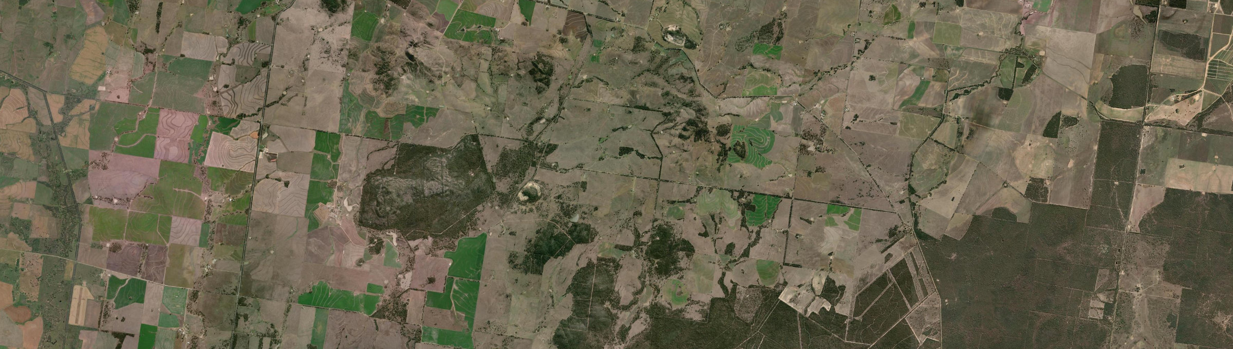 Aerial view of Mount Emlyn, QLD