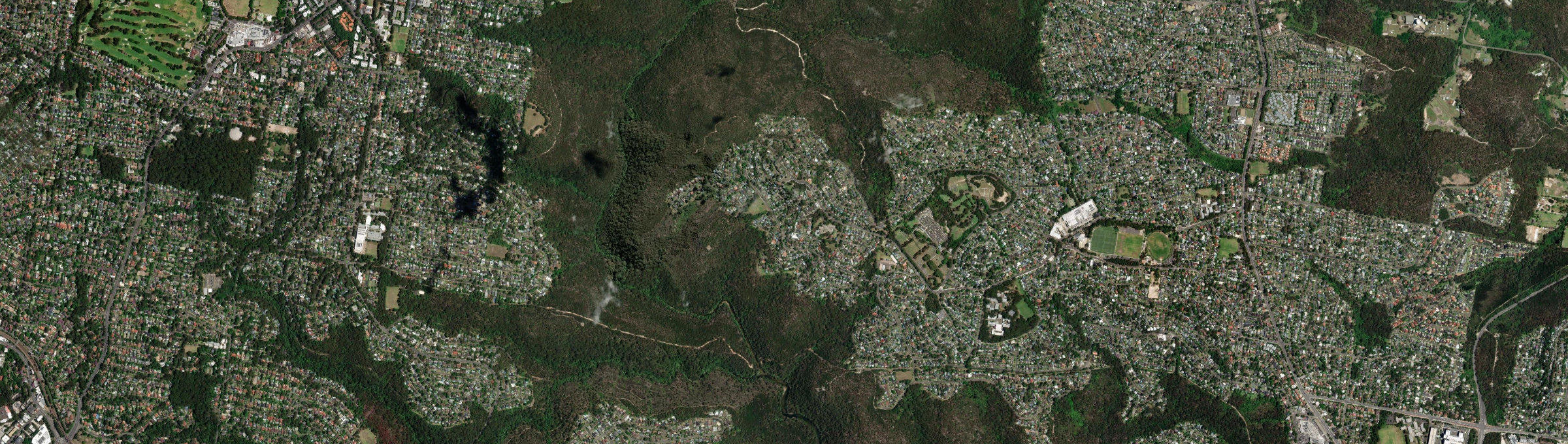 Aerial view of Davidson, NSW