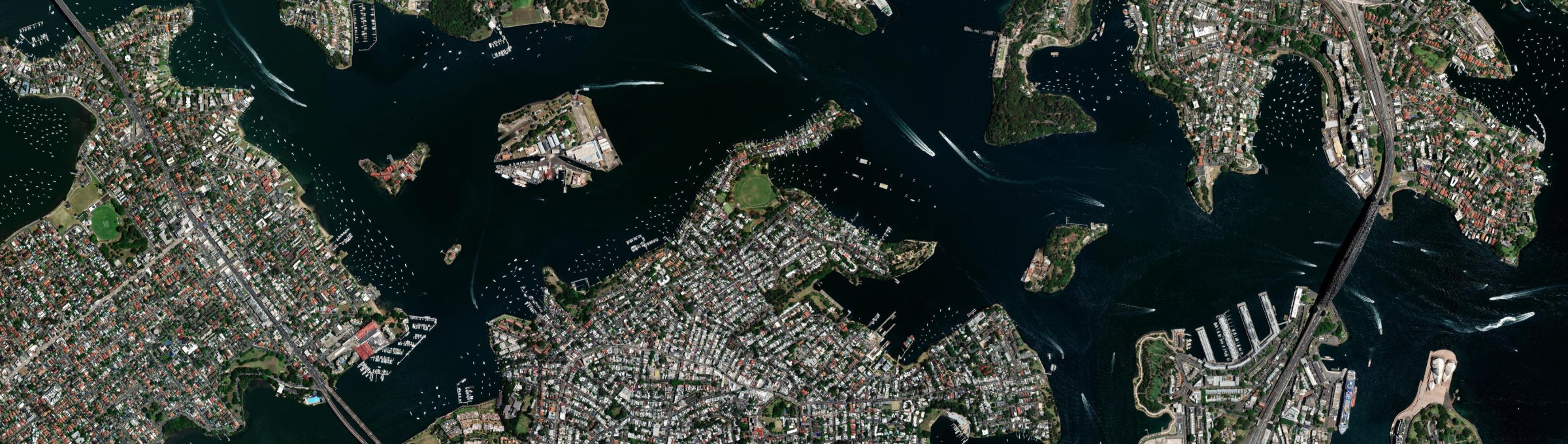 Aerial view of Birchgrove, NSW