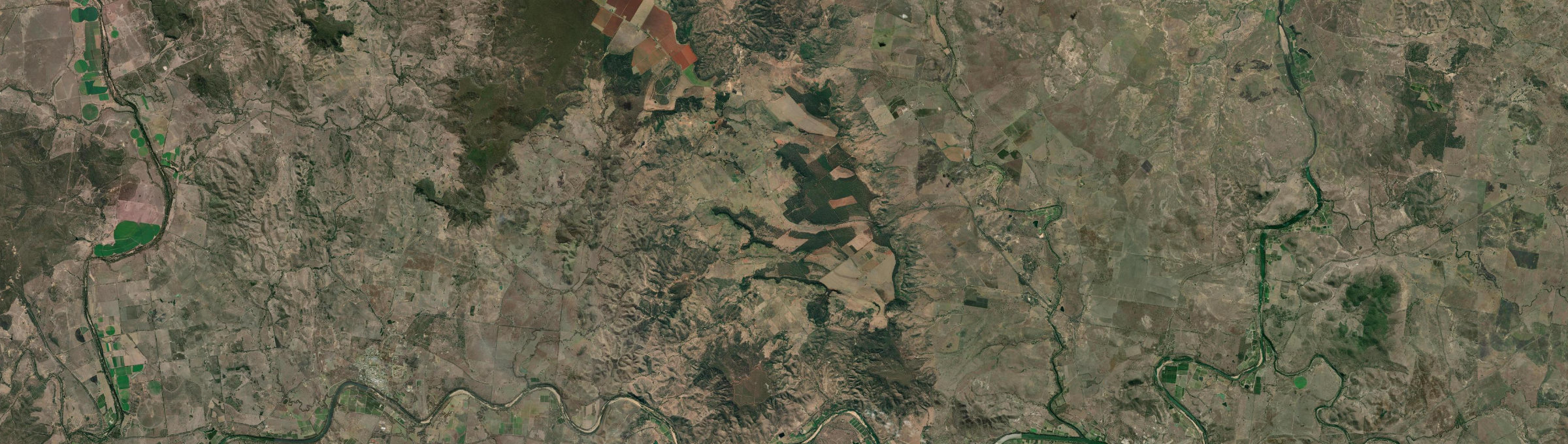 Aerial view of Binjour, QLD